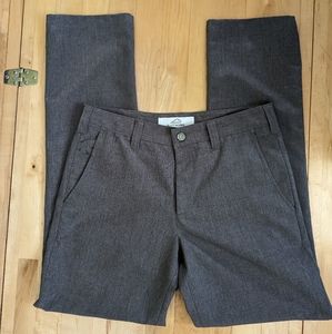 Bluffworks NYC Mens 30x32 Regular Light Gray Performance Chino Casual Pa…